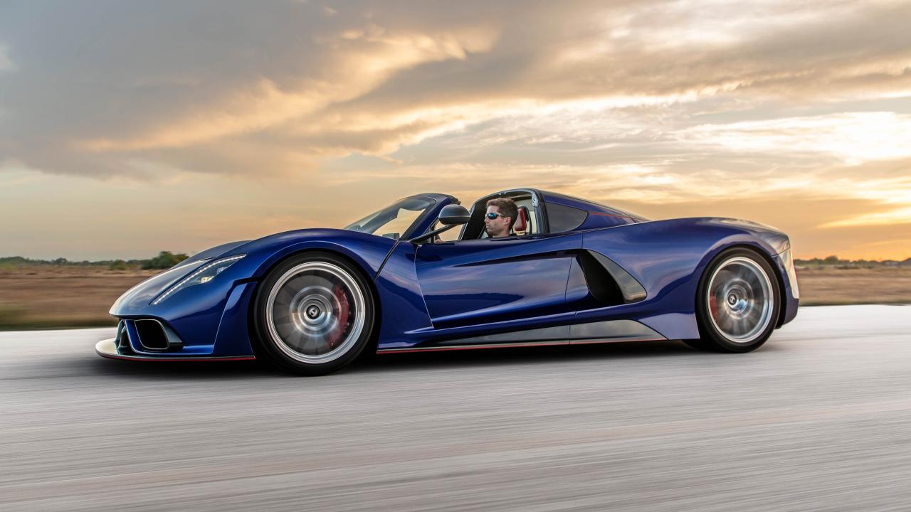 Venom F5 Roadster Hennessey Top Gear