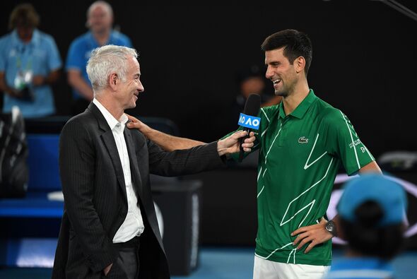 John McEnroe has made it clear how he ranks Novak Djokovic among all-time  greats | Tennis | Sport | Express.co.uk