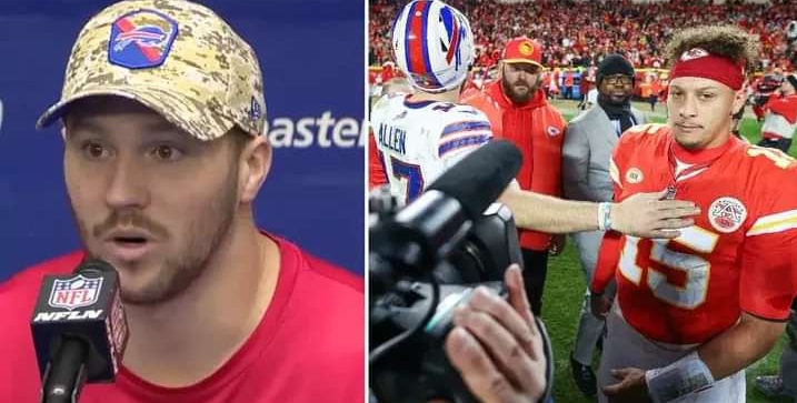 Josh Allen response sums him up after receiving private apology from Patrick Mahomes