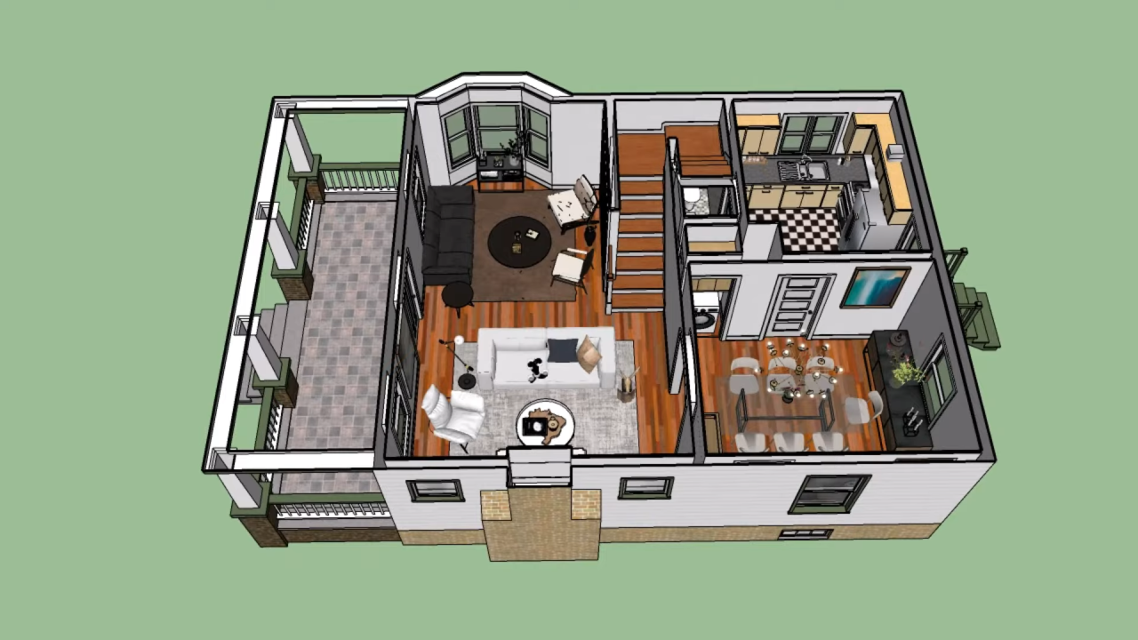 Fantastic 63 Sqm Tiny House Idea