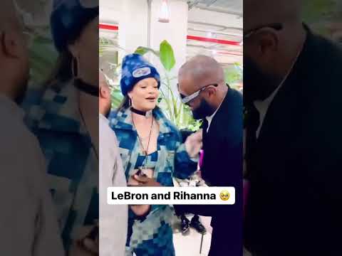 Watch: LeBron James RUBBING Rihanna's baby belly backstage at Louis Vuitton  show – FirstSportz