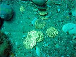 Hoard of gold coins recovered in Caesarea 17 February 2015