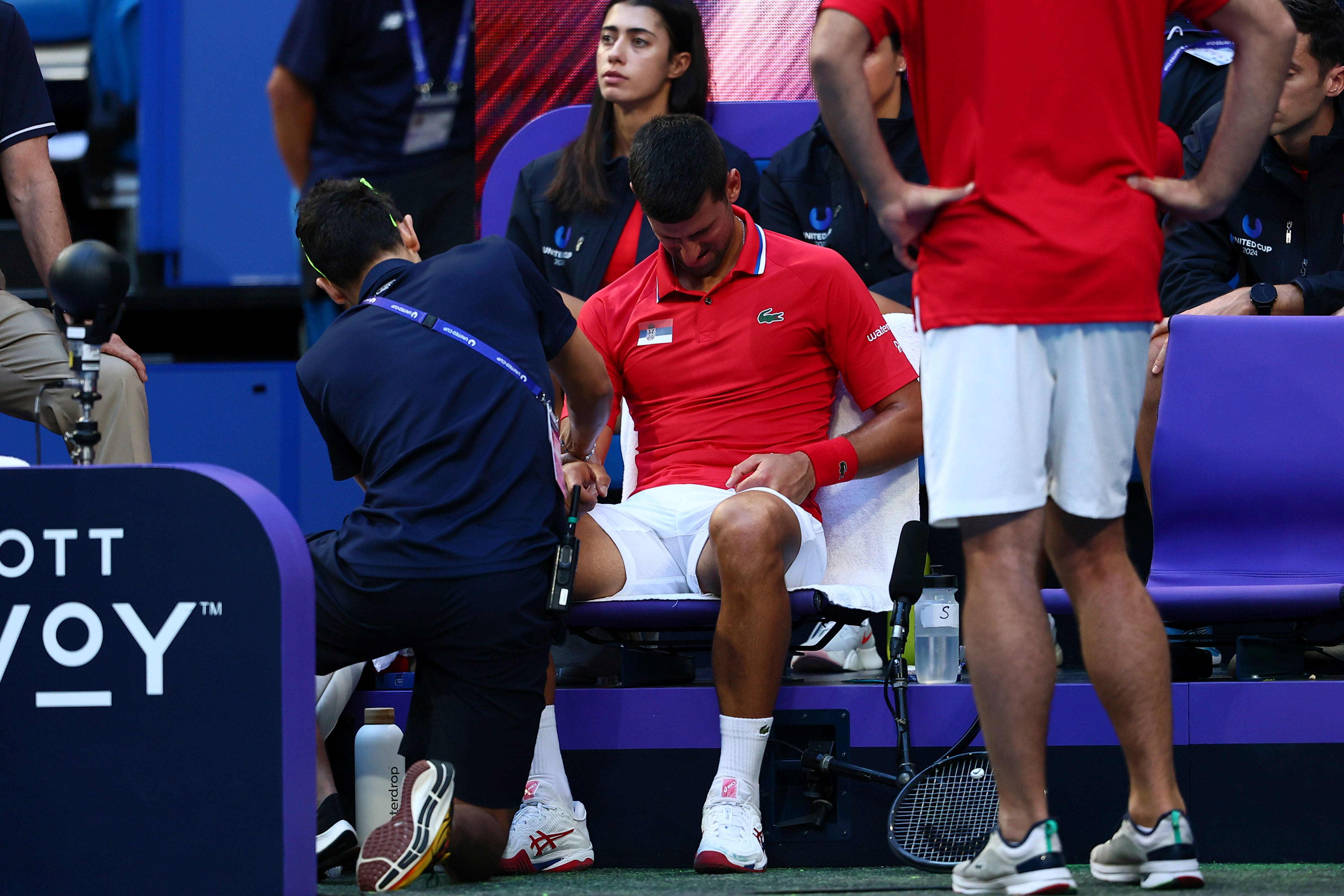 Novak Djokovic opens up wrist injury scare ahead of Australian Open | The  Independent