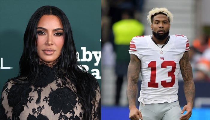 Kim Kardashian, Odell Beckham Jr. spotted cuddling at Leonardo DiCaprios birthday bash