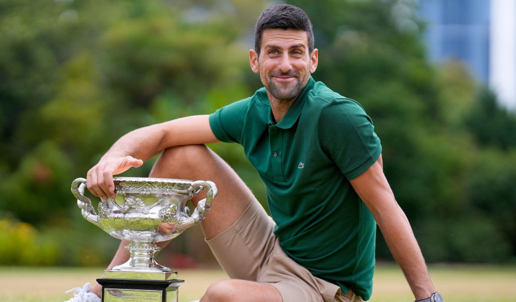 Novak Djokovic's new look for the 2024 Australian Open is revealed