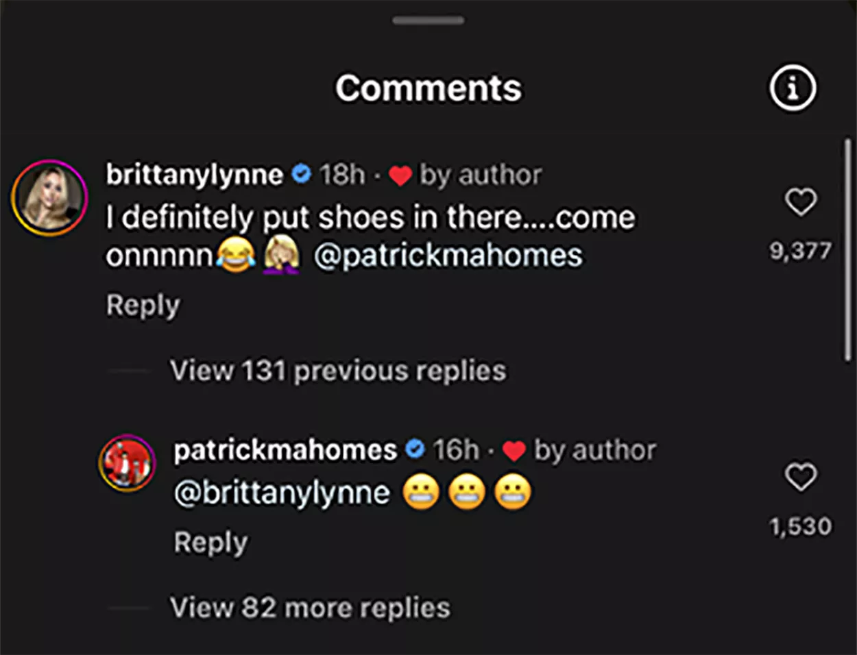 Brittany Mahoмes Trolls Patrick for Wearing Crocs on Photoshoot: 'I Def Packed Hiм Other Shoes