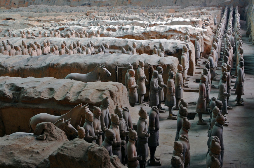 View of Pit 1 of the Tomb complex of the First Emperor (photo: Tym, CC BY-NC-ND 2.0)