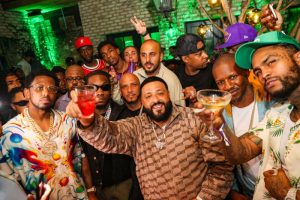 DJ Khaled hosts “God Did” Party, an epic night of music and festivals featuring Offset, Fabolous, Shenseea, Victor Cruz and more.